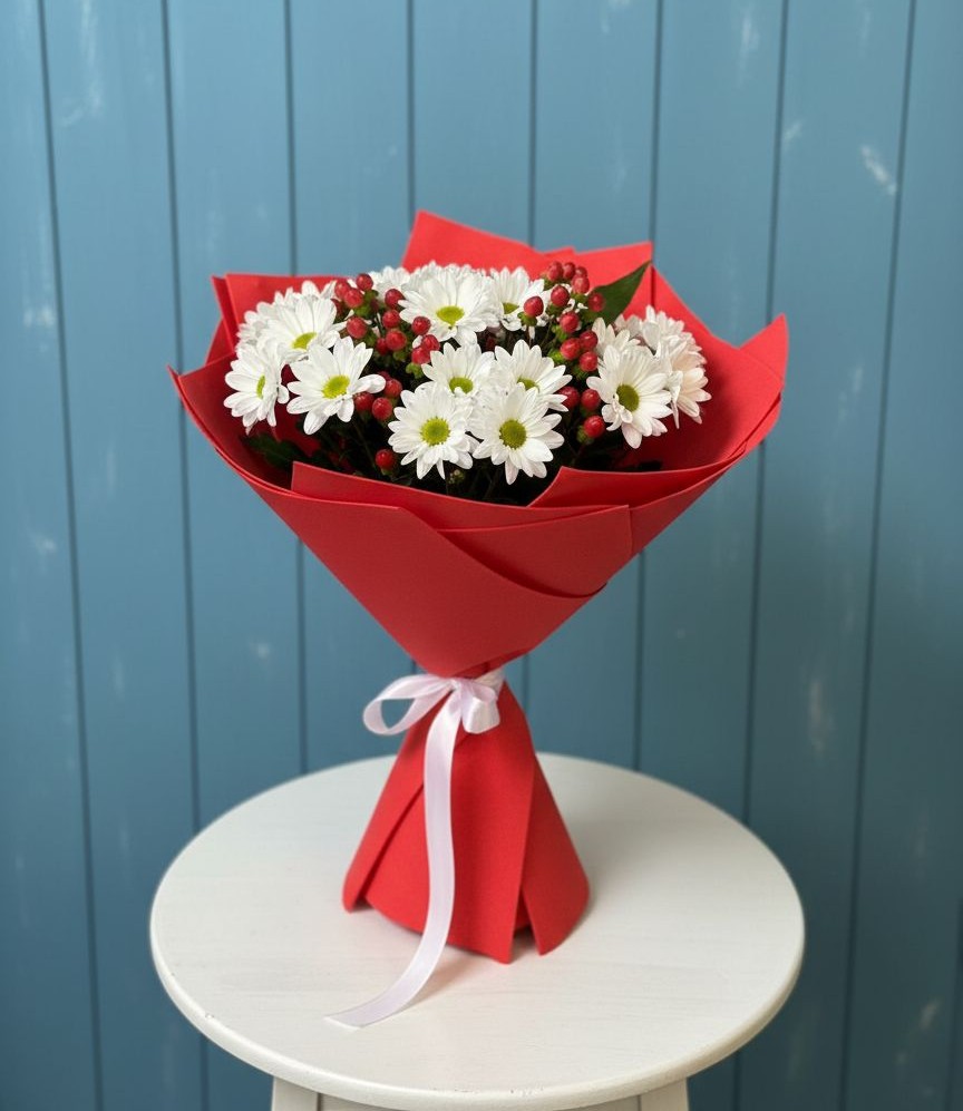 Букет цветов из: Хризантемы в Шиткино