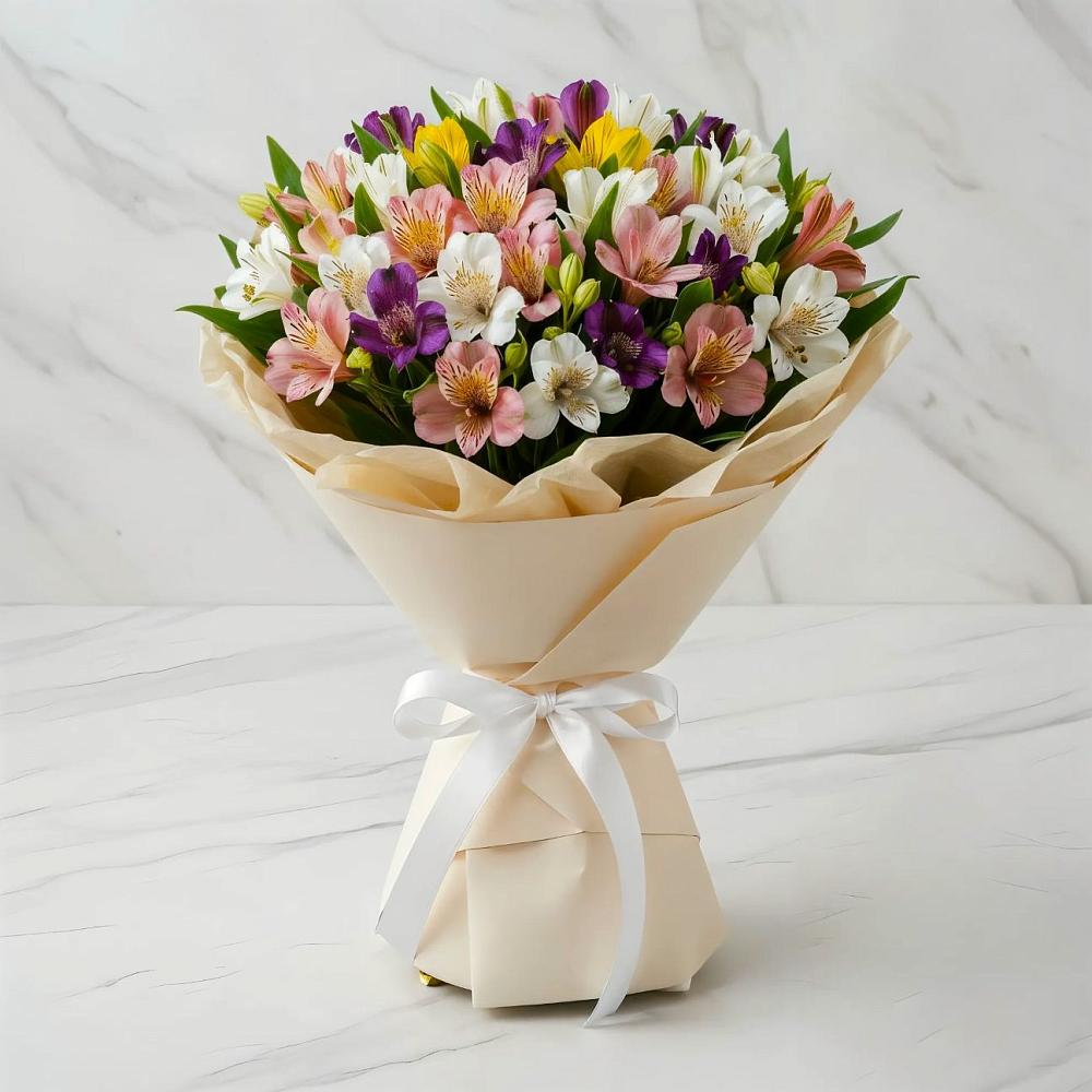 Букет цветов из: Альстромерии в Шиткино