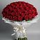 Букет 101 Красная роза Блэк Мэджик в Шиткино
