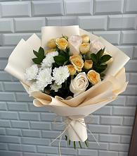 Букет цветов из:  Розы и Хризантемы в Шиткино