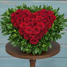 Цветочная композиция из Розы в виде сердца #REPLACE_PRED# Шиткино