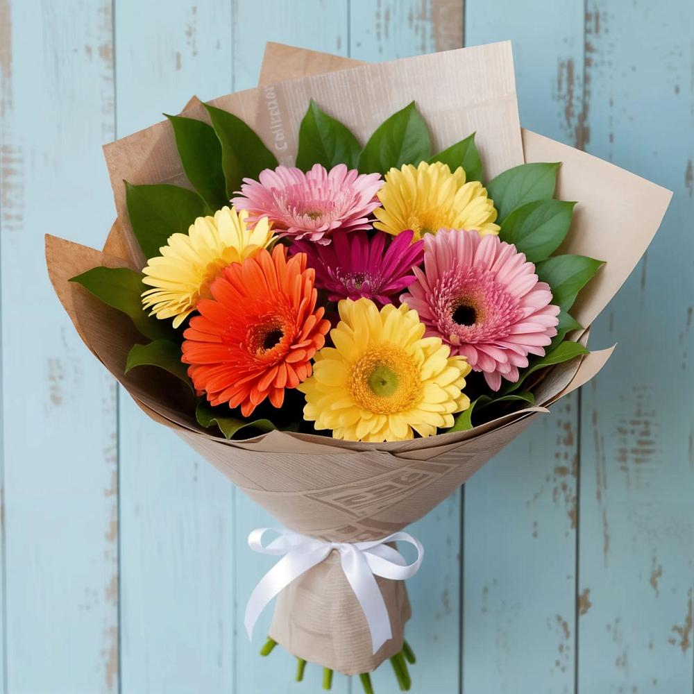 Букет цветов из: Герберы в Шиткино