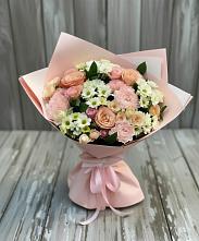 Букет цветов из:  Гвоздики, Розы и Хризантемы в Шиткино