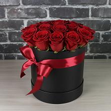 Цветочная композиция из Розы в шляпной коробке #REPLACE_PRED# Шиткино