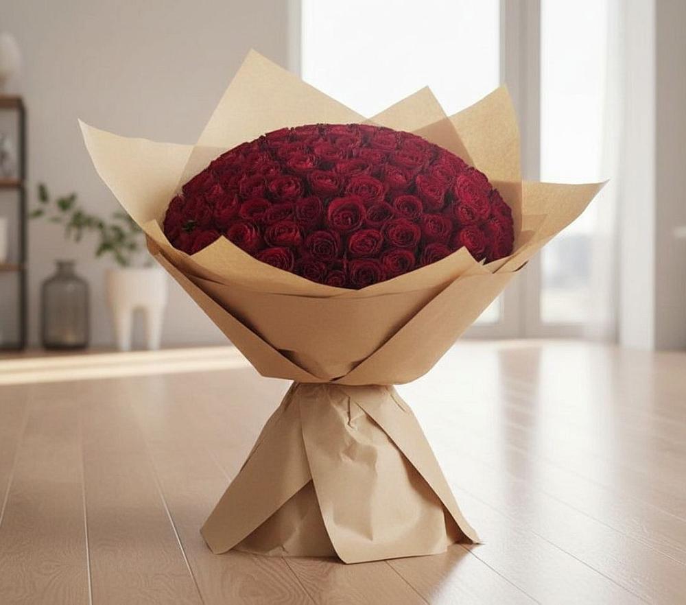 Букет 101 Красная роза в Шиткино