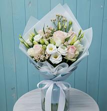Букет цветов из:  Розы и Лизиантусы #REPLACE_PRED# Шиткино