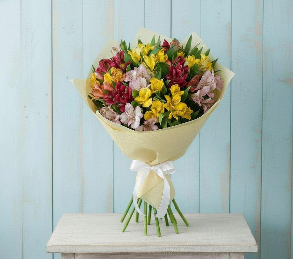 Букет цветов из: Альстромерии в Шиткино