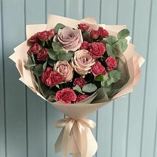 Букет цветов из:  Гвоздики и Розы в Шиткино