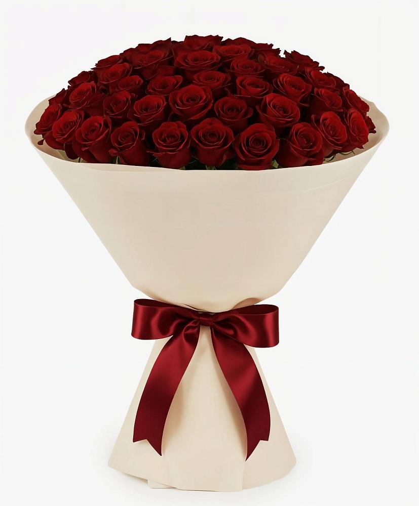 Букет 101 Бордовая роза Блэк Бакарра в Шиткино