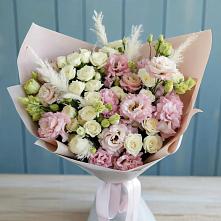 Букет цветов из:  Альстромерии и Розы в Шиткино