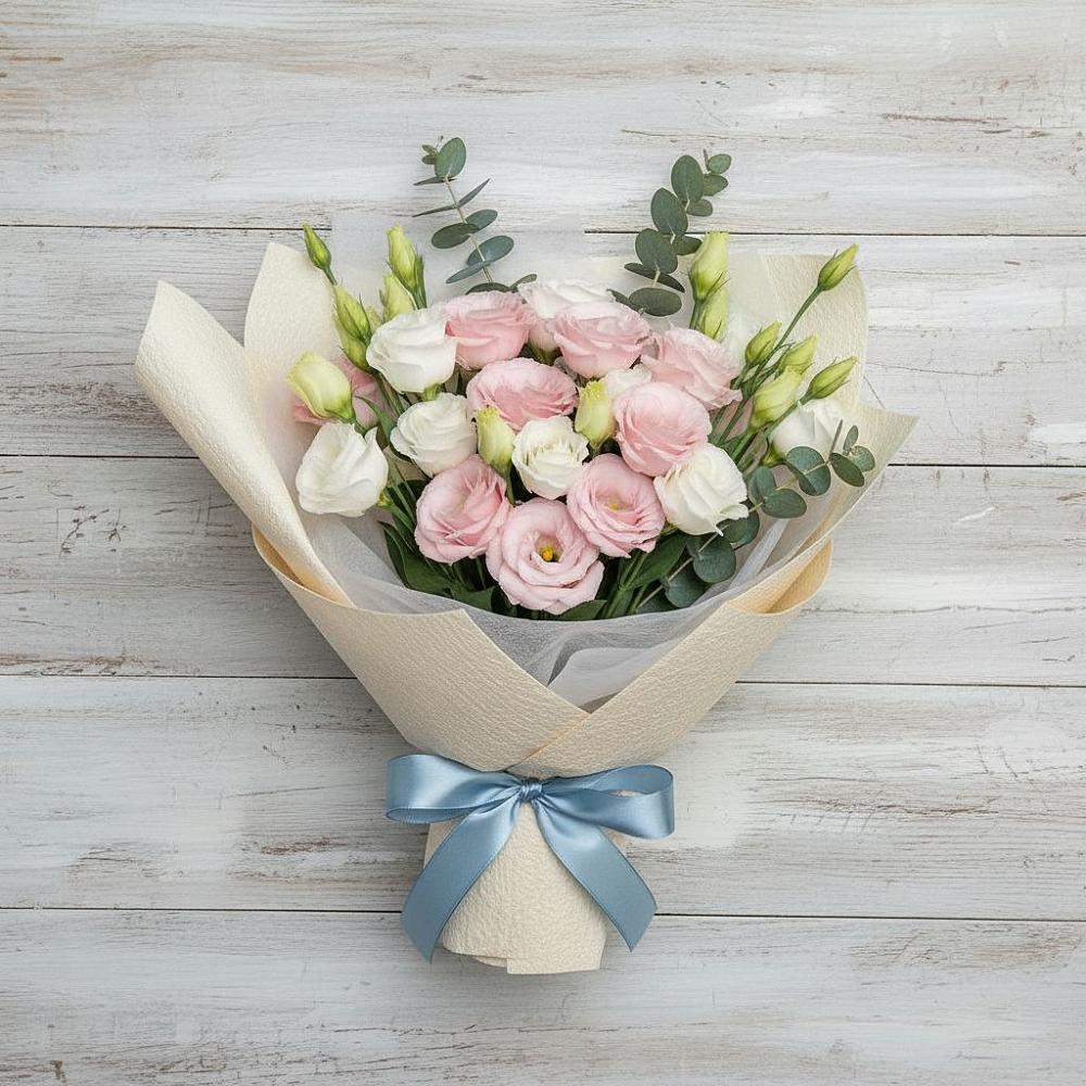 Букет цветов из: Лизиантусы в Шиткино